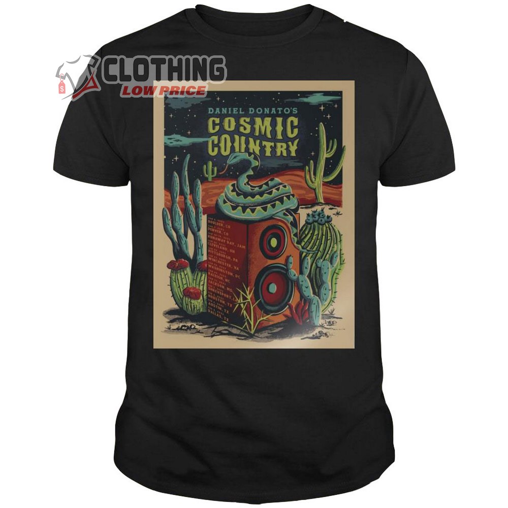 Daniel Donato's Cosmic Country Poster Merch, Cosmic Country World Tour 2023 T-Shirt