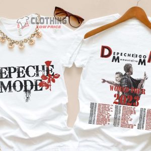 Depeche Mode 2023 Memento Mori World Tour 2023 Unisex Merch, Depeche Mode World Tour 2023 Tickets T-Shirt