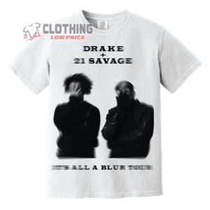 Drake And 21 Savage Unisex Tee, It’s All A Blur Tour 2023 Merch