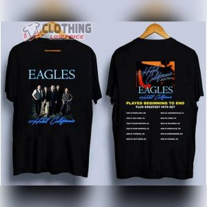 Eagles Hotel California 2023 World Tour Merch Eagles Concert Hotel California Tour Shirt Eagles Concert Sweatshirt Hoodie Merch2