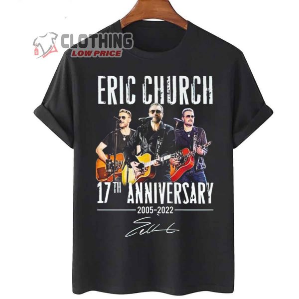 Eric Church Iowa State Fair 2023 Shirt, Eric Church 17th Anniversary 2005-2022 Signatures Shirt, Eric Church Revival Tour 2023 Sweatshirt