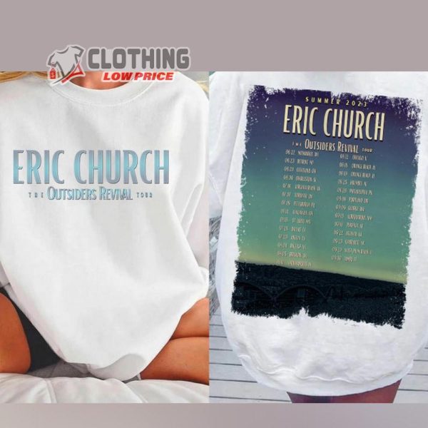 Eric Church 2023 Tour Setlist Unisex Hoodie, Eric Church Setlist 2023