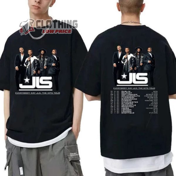 Everybody Say JLS The His Tour 2023 Merch, JLS 2023 Tour Dates Shirt The His Tour 2023 Tickets T-Shirt