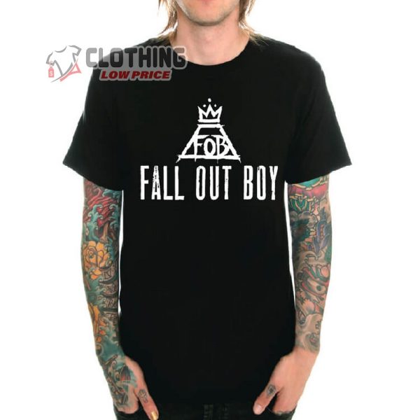 Fall Out Boy Band Rock T-shirt, Fall Out Boy Tour 2023 Shirt, Fall Out Boy Setlist 2023 Shirt