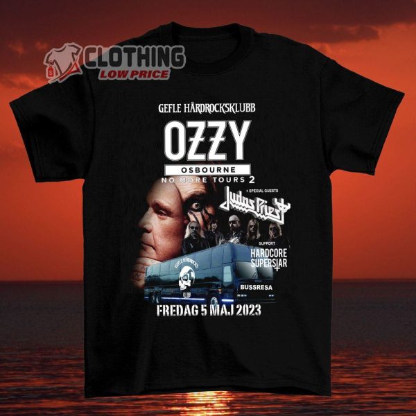Fredag 5 2023 Ozzy Osbourne No More Tours 2 Merch, Ozzy World Tour 2023 T-Shirt