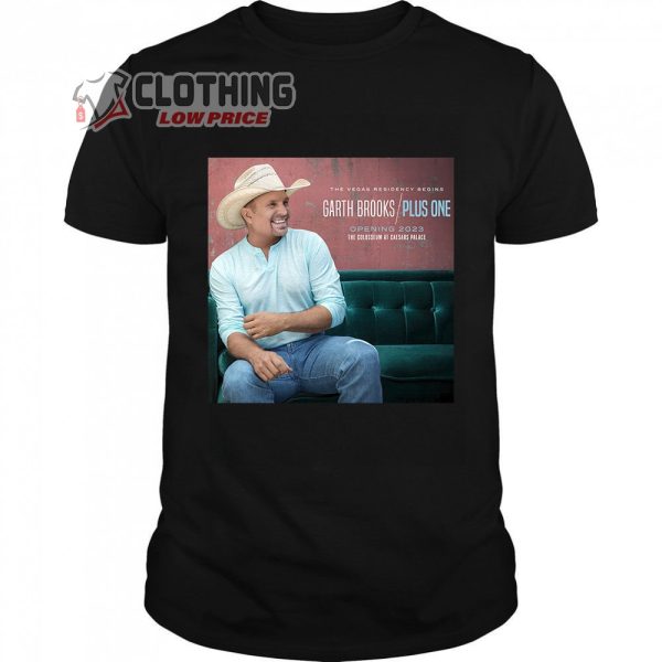 Garth Brooks New Las Vegas Residency For 2023 Merch Garth Brooks World Tour 2023 Dates T-Shirt