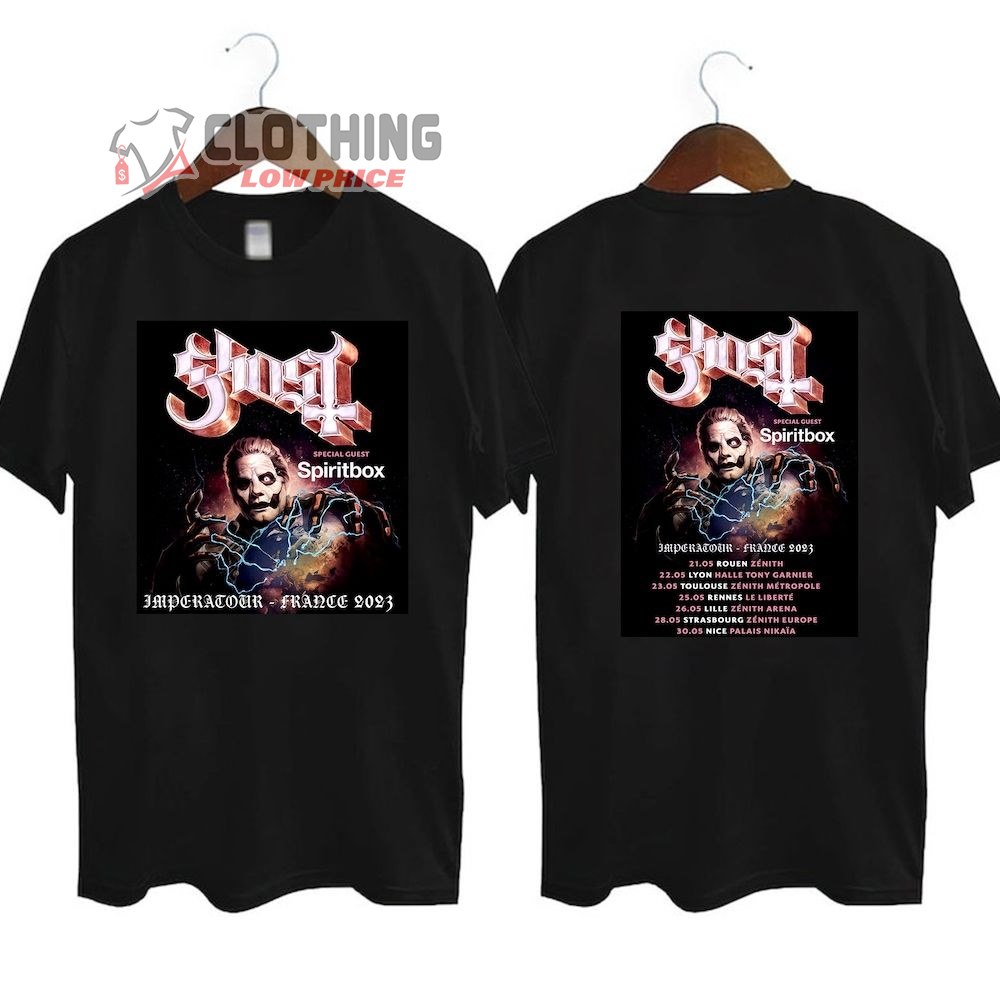 Ghost Imperatour Tour 2023 Merch, Ghost Music Tour Shirt Ghost World Tour 2023 T-Shirt