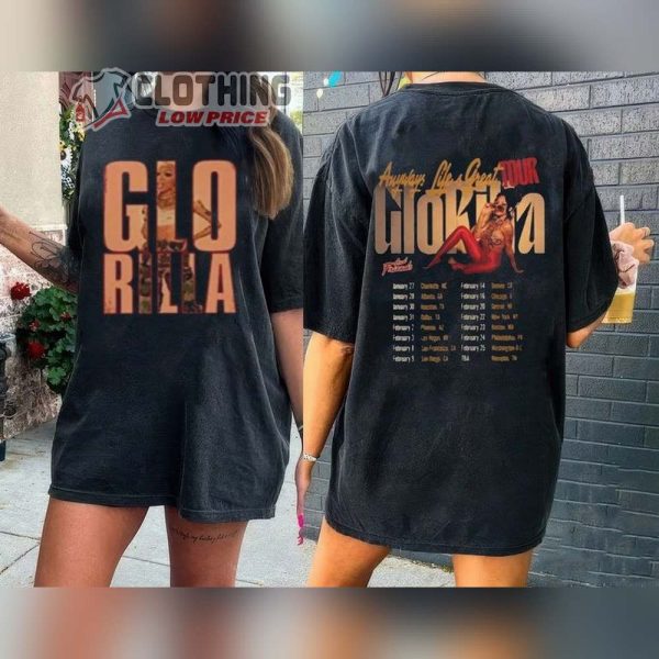 Glorilla 2023 North America World Tour Merch, Rockzilla 2023 Merch, The Second Leg Tour 2023 Shirt, Rockzilla Tour Shirt