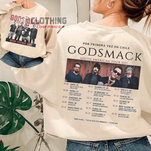 godsmack tour merch 2023