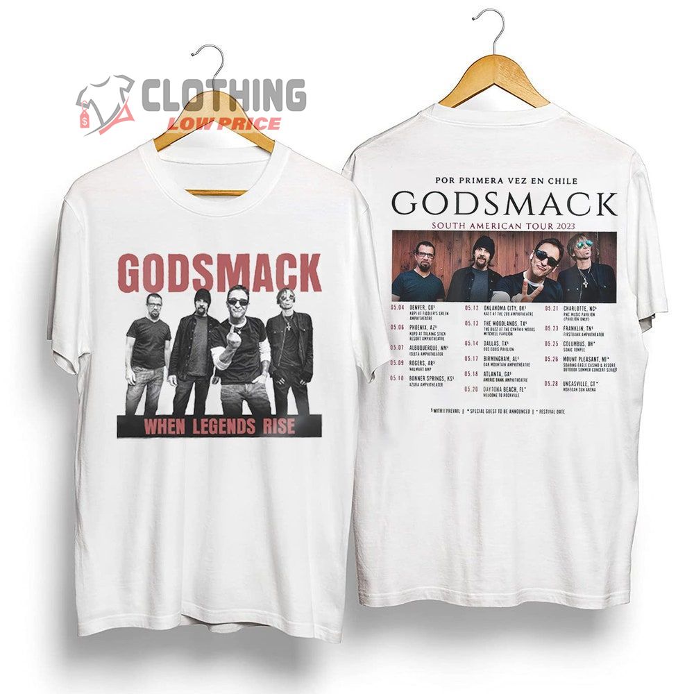 Godsmack When Legends Rise Tour 2023 Tickets Merch, Godsmack Rock Band ...