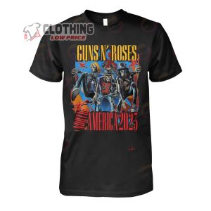 Guns N’ Roses North America 2023 Merch Guns N’ Roses World Tour 2023 T-Shirt