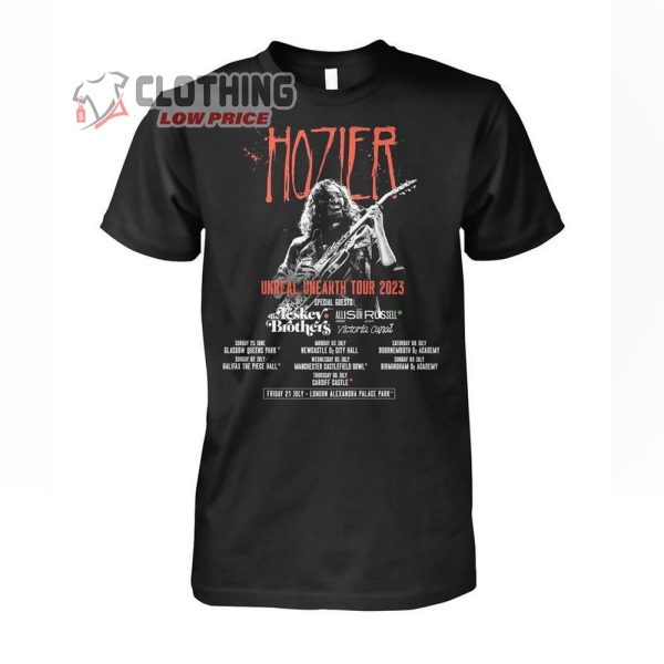 Hozier Unreal Unearth Tour 2023 Merch, Hozier Returns With New EP Eat Your Young And Announces North American Headline Tour Slated For The Fall T-Shirt