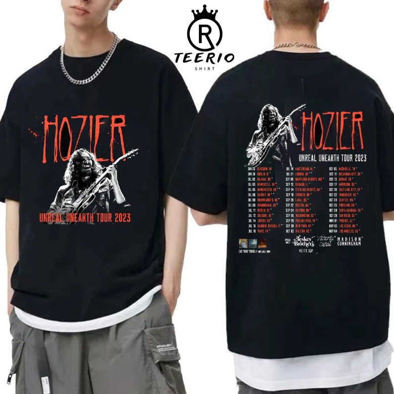 Hozier Unreal Unearth Tour 2023 Merch, Unreal Unearth Tour 2023 Shirt