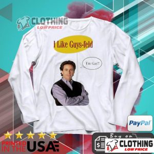 Jerry Seinfeld Tour 2023 Shirt, Jerry Seinfeld I Like Guys Feld I’m Gay Shirt Hoodie, Jerry Seinfeld Movies And Tv Shows Sweatshirt