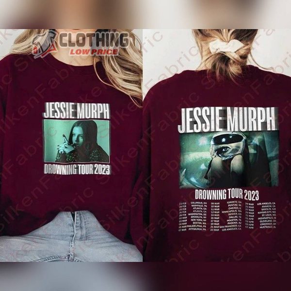 Jessie Murph Music Tour 2023 T-Shirt, Drowning Tour 2023 Merch, Jessie Murph If I Died Last Night Tour 2023 Shirt