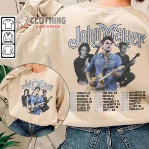 John Mayer Music Solo Tour Merch John Mayer 2023 Tour Sweatshirt John Mayer Tour 2023 Vintage Retro Graphic Tee John Mayer Music Unisex Hoodie1