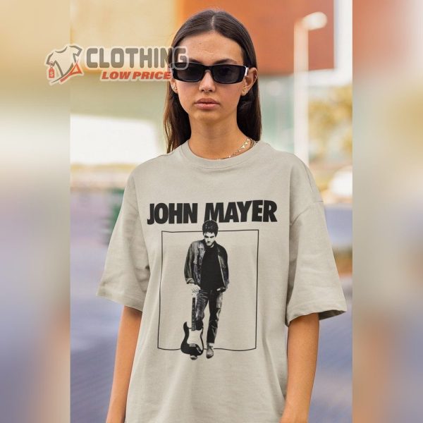 John Mayer Retro Vintage T-Shirt, John Mayer Rock Tour 2023 Shirt, John Mayer Country Music Lover Shirt