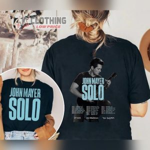 John Mayer Setlist Shirt, John Mayer Solo Tour 2023 Shirt, John Mayer Tour Dates 2023 Merch