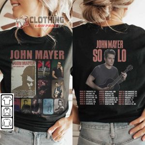 John Mayer Solo Tour Merch John Mayer Tour Dates 2023 Shirt John Mayer Music T Shirt