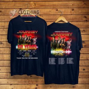 Journey Tour 50Th Anniversary Merch Journey Freedom Tour 2023 Merch Journey Vintage Shirt Journey Shirt Journey Retro Sweatshirt Journey Band Hoodie3