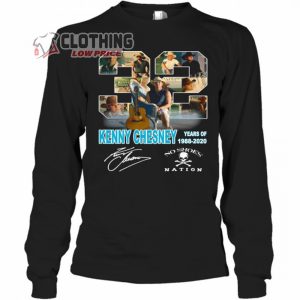Kenny Chesney Years Of 1988-2020 No Shoes Nation Signature Hoodie, Kenny Chesney 2023 Tour Dates Sweatshirt, Kenny Chesney Tickets 2023 Shirt