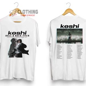 Keshi Hell Back Tour 2023 Tickets Merch Keshi Tour 2023 Shirt Keshi Hell Back Tour 2023 With Special Guests T Shirt