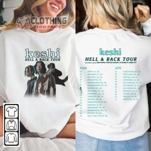 Keshi Music Tour 2023 Merch Keshi Hell And Back Tour 2023 Hoodie Keshi Music Tour Dates 2023 T Shirt 2