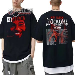 Key Glock Glockoma Tour 2023 Merch Key Glock Music Tour 2023 With Special Guest T Shirt 2