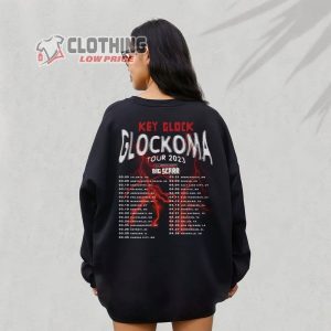 Key Glock Glockoma Tour 2023 Merch Key Glock Music Tour 2023 With Special Guest T Shirt 3