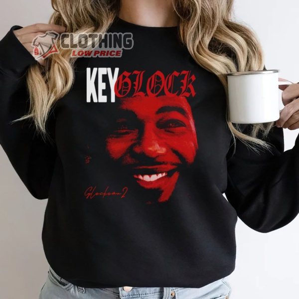 Key Glock Glockoma Tour 2023 Merch, Key Glock Music Tour 2023 With Special Guest T-Shirt