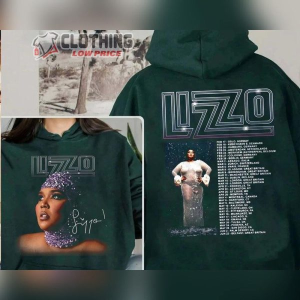 Lizzo Special World Tour 2023 Hoodie, Lizzo Tour 2023 Concert Sweatshirt, Lizzo Us Tour 2023 Merch