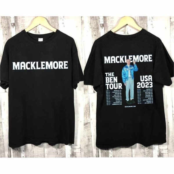 Macklemore The Ben Tour Usa 2023 Dates Merch, Macklemore World Tour 2023 T-Shirt