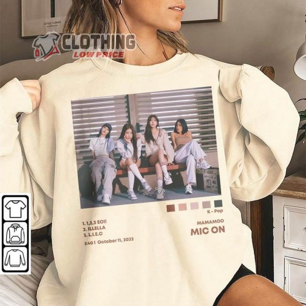 Mamamoo 2023 World Tour Shirt, My Con Tour 2023 Sweatshirt, Mamamoo 2023 Tour Unisex Gifts Fan Hoodie, Mamamoo Kpop Merch