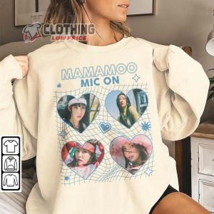 Mamamoo Kpop Music Shirt My Con Tour Sweatshirt Mamamoo Kpop Merch Mamamoo Vintage Retro Graphic Unisex Tee Hoodie2