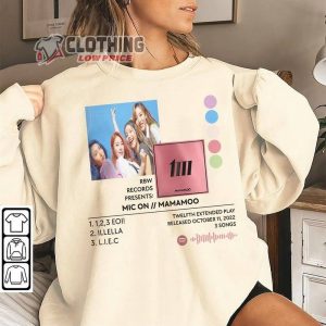 Mamamoo New Album T Shirt Mamamoo My Con Tour Sweatshirt Mamamoo Vintage Graphic Tee 2