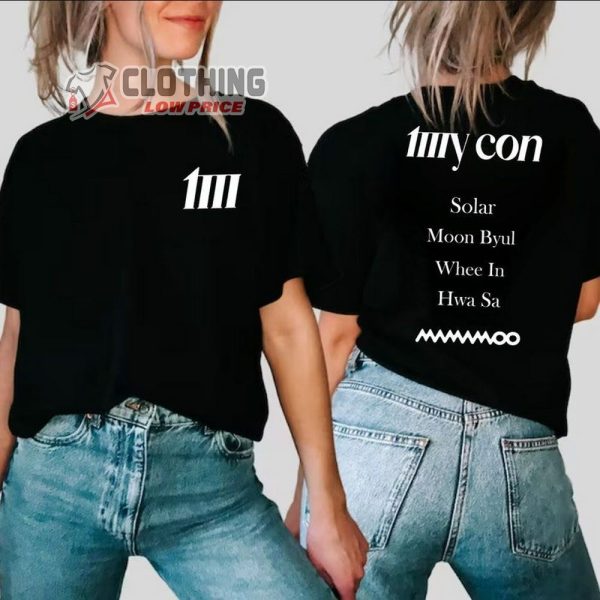 Mamamoo World Tour 2023 Shirt, Mamamoo My Con Tour T-Shirt, Kpop Solar, Moonbyul, Wheein, Hwasa Shirt