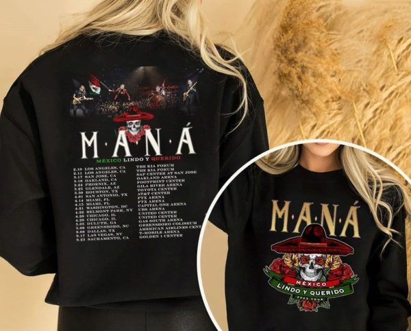 Man� Show 2023 Tour Shirt, Man� M�xico Lindo Y Querido Tour 2023 T-Shirt, Sweatshirt, Anniversary Gift For Fans 2023 Tour Shirt