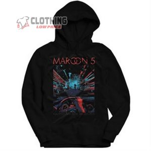 Maroon 5 Cocuk Kapsonlu Sweatshirt, Maroon 5 Las Vegas 2023 Hoodie, Maroon 5 Concert Dates Shirt