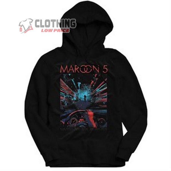 Maroon 5 Cocuk Kapsonlu Sweatshirt, Maroon 5 Las Vegas 2023 Hoodie, Maroon 5 Concert Dates Shirt