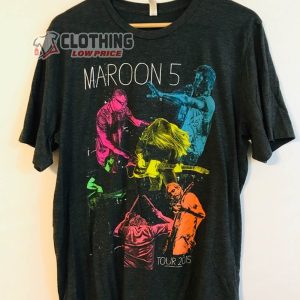 Maroon 5 Tour 2023 Shirt, Maroon 5 Las Vegas 2023 Dates Shirt, Popular Maroon 5 Songs Gift For Fan