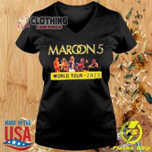 Maroon 5 World Tour 2023 Shirt Maroon 5 Concert Dates Hoodie Maroon 5 Las Vegas 2023 Dates Shirt 1