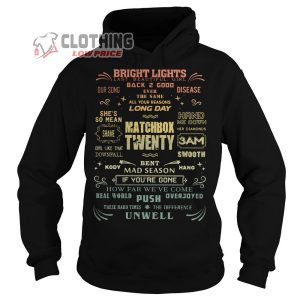 Matchbox Twenty Tickets Shirt Bright Lights Last Beautiful Girl Back 2 Good Matchbox Twenty Hoodie Matchbox Twenty Our Song Shirt 1