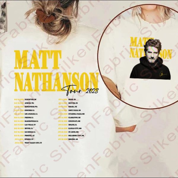 Matt Nathanson Tour Dates 2023 Merch, Matt Nathanson Rock And Roll World Tour 2023 Setlist T-Shirt