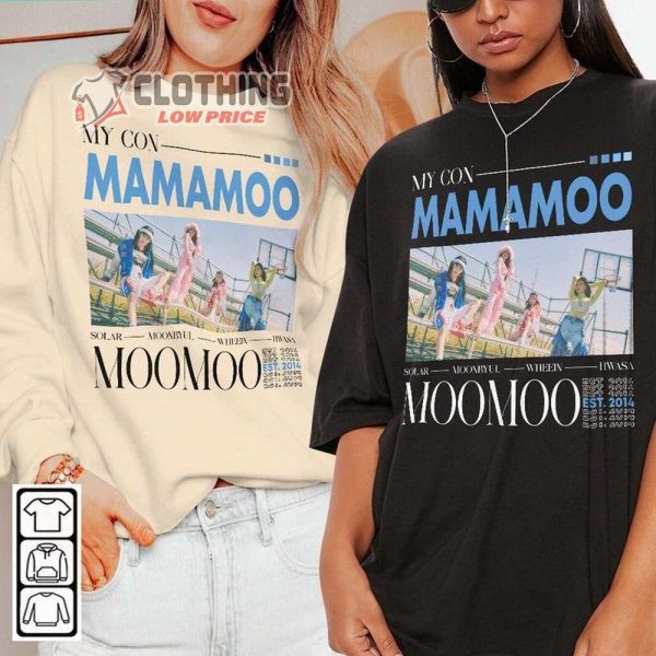My Con Tour Vintage Sweatshirt, Mamamoo Kpop Music Shirt, Mamamoo Vintage Unisex Hoodie, Mamamoo Kpop Merch