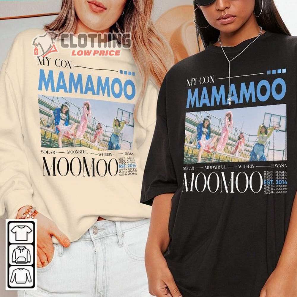 My Con Tour Vintage Sweatshirt, Mamamoo Kpop Music Shirt, Mamamoo Vintage Unisex Hoodie, Mamamoo Kpop Merch