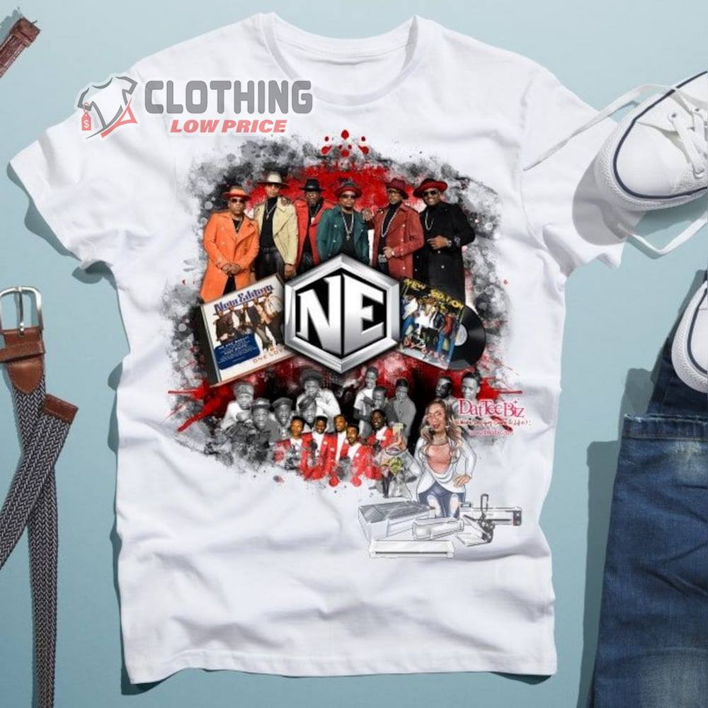 New Edition Tour Tee, New Edition Shirt, The Culture Tour Shirt, Custom New Edition Band Merch
