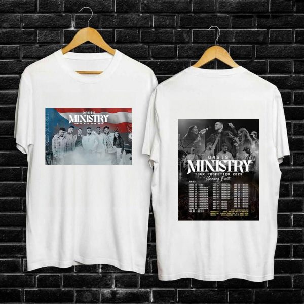 Oasis Ministry Tour Profetico 2023 Merch, Oasis Ministry Tour 2023 Shirt Ministry Tour Dates 2023 T-Shirt