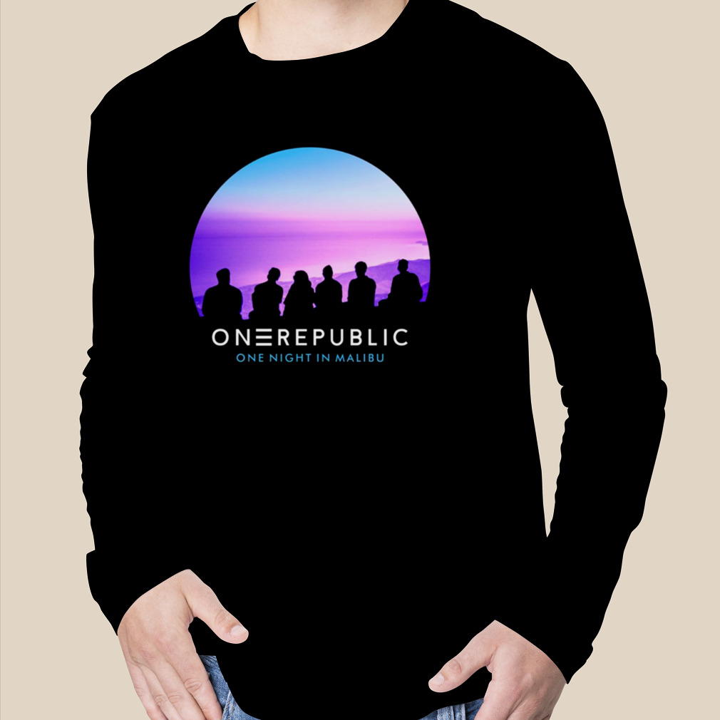 Onerepublic Tour 2023 Shirt, One Night In Malibu Onerepublic Band Shirt, Onerepublic Top Gun Song Shirt