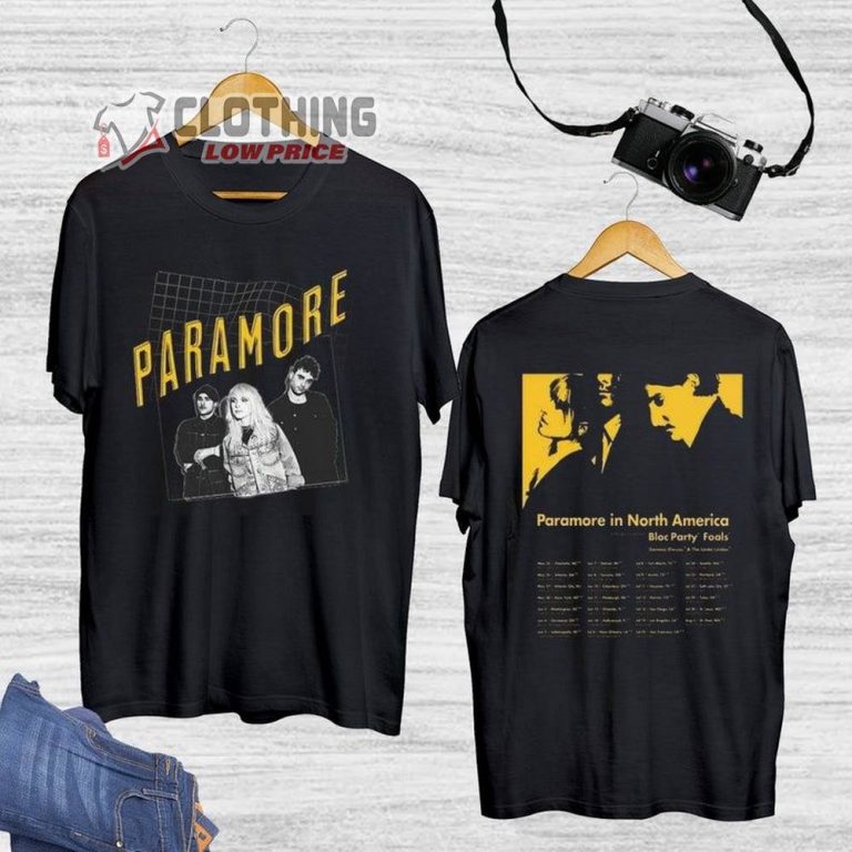 paramore official tour shirts