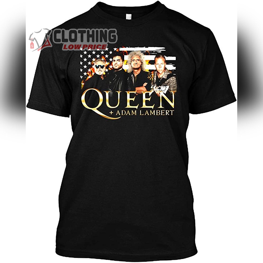 Queen + Adam Lambert World Tour Merch, Queen + Adam Lambert Music Tour 2023 Shirt, Queen + Adam Lambert Tee